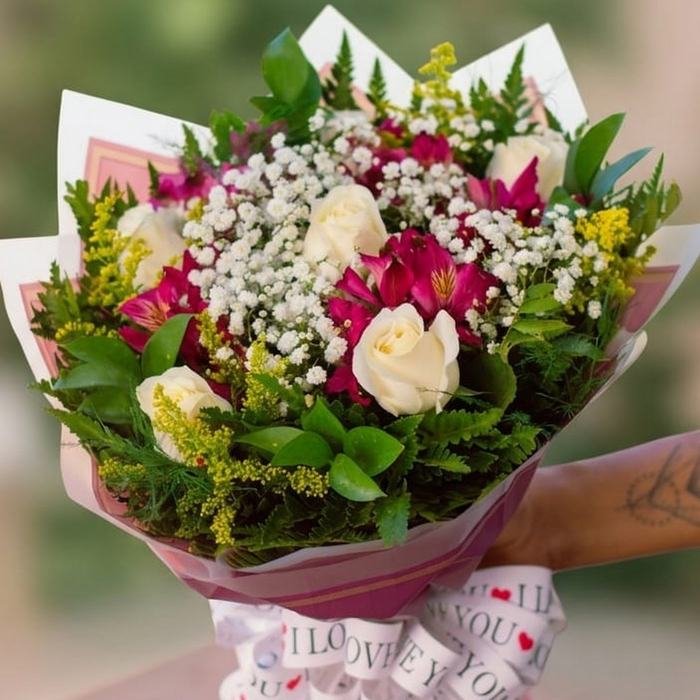 Buquês na Floricultura Shopping das Plantas